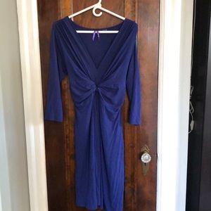 Blue cotton dress